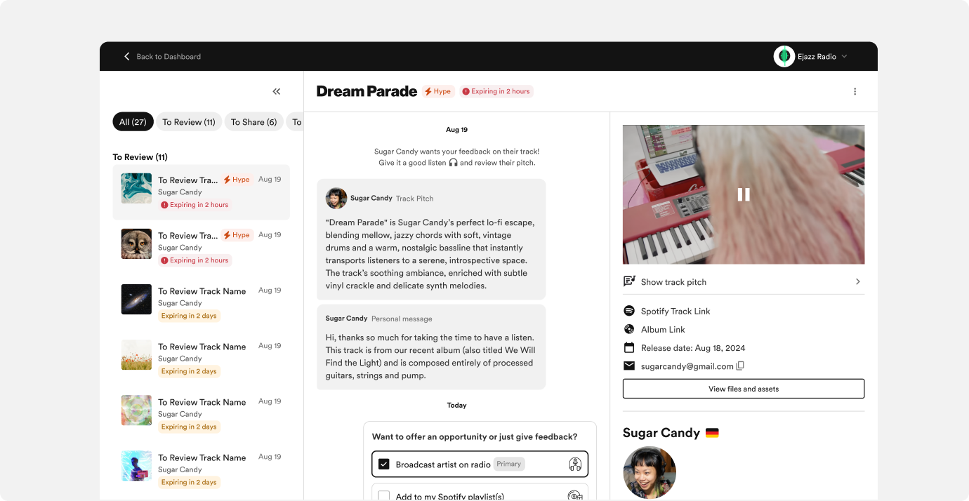 Curator Experience Redesign